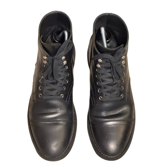 Thursday boots & Co. Cap Toe black men\'s leather Lace up boots - size 8 main image 9